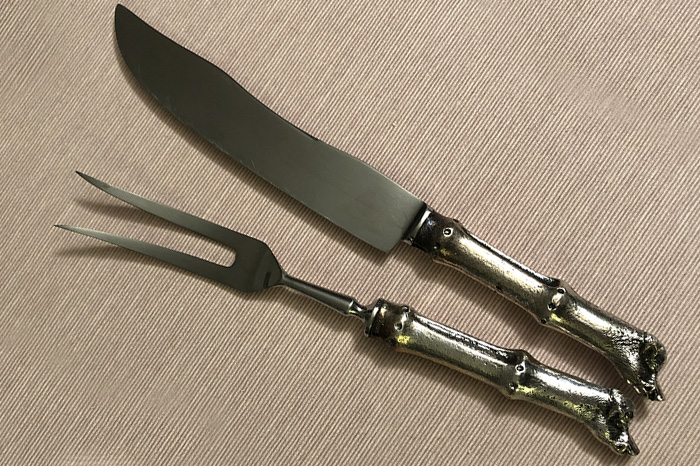 Meat fork & knife